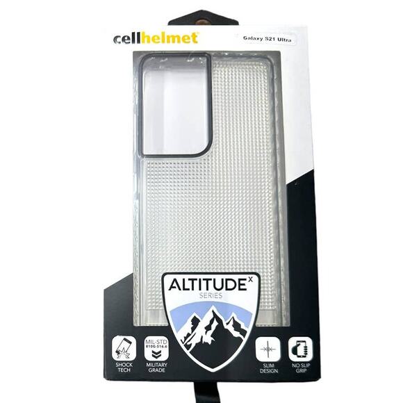 Cellhelmet Altitude Phone Case  Samsung Galaxy S21 Ultra  Clear - Picture 1 of 2